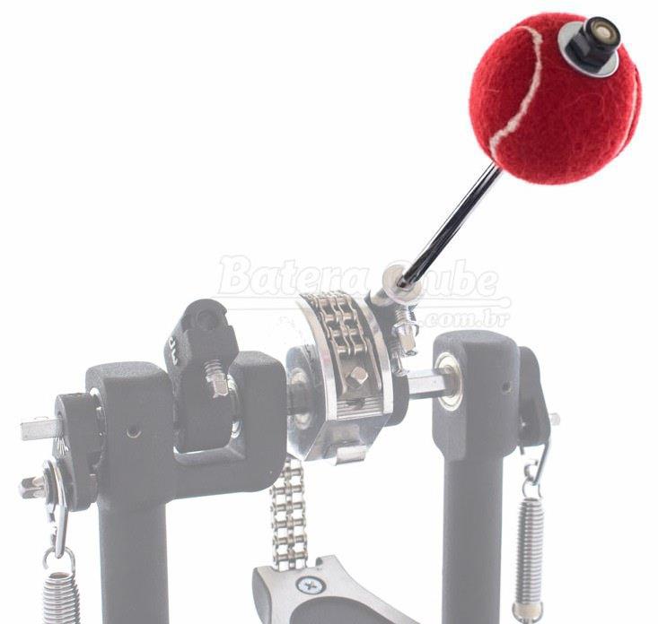 Batedor de Bumbo Torelli TBB75 de borracha médio 45mm extra macia menor volume na bateria ou Cajón