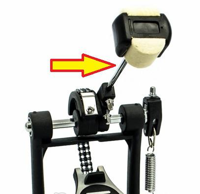 Batedor de Bumbo X-Pro C. Ibañez PH Plus Quad Beater com 4 Faces e Memória (Peso)