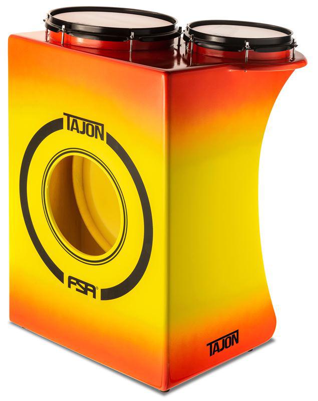 Bateria Cajón FSA Tajon Standard Plus TAJ89 Yellow Red Mini Bateria Cajón Compacta Ótima Sonoridade