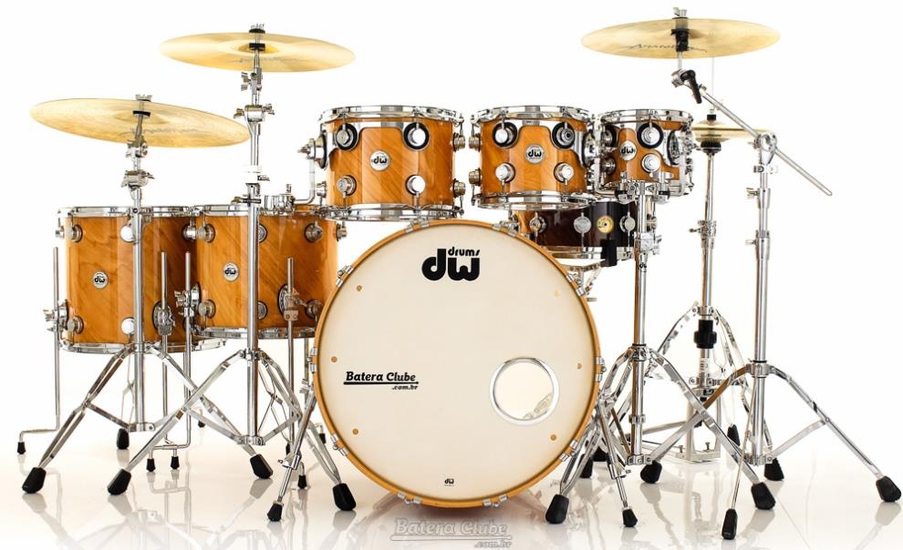 Bateria DW Collectors Exotic Twisted Birch X-Shells Natural 23",8",10",12",14",16"