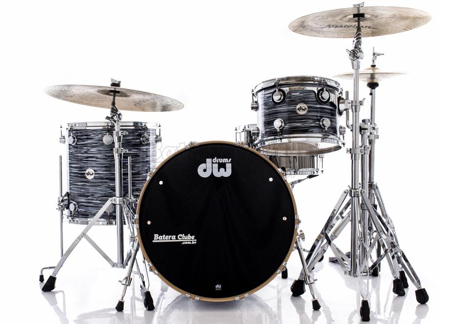 Bateria DW Collectors Pure Maple Black Oyster 22x14",13x9",16x16" (Shell Pack) Made in USA