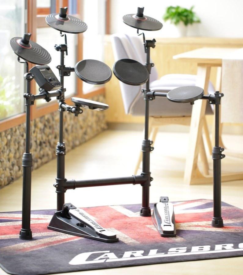 Bateria Eletrônica Carlsbro by Odery CSD100 com Ride Dual Zone e Pedal