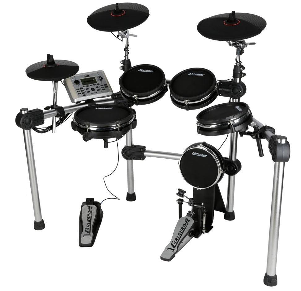 Bateria Eletrônica Carlsbro by Odery CSD500 Mesh Pads, Tri-Zone, 2 Surdos, Pedal Simples e 458 Sons