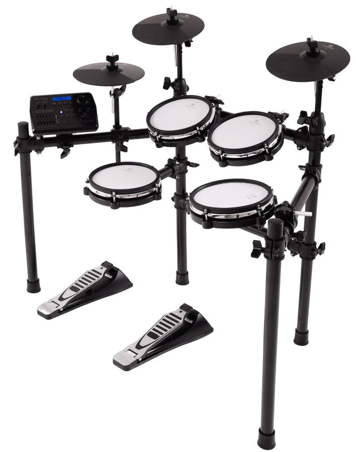 Bateria Eletrônica Michael Concert DMX430 Rack Easy Flex com pads Mesh, módulo top com 697 sons