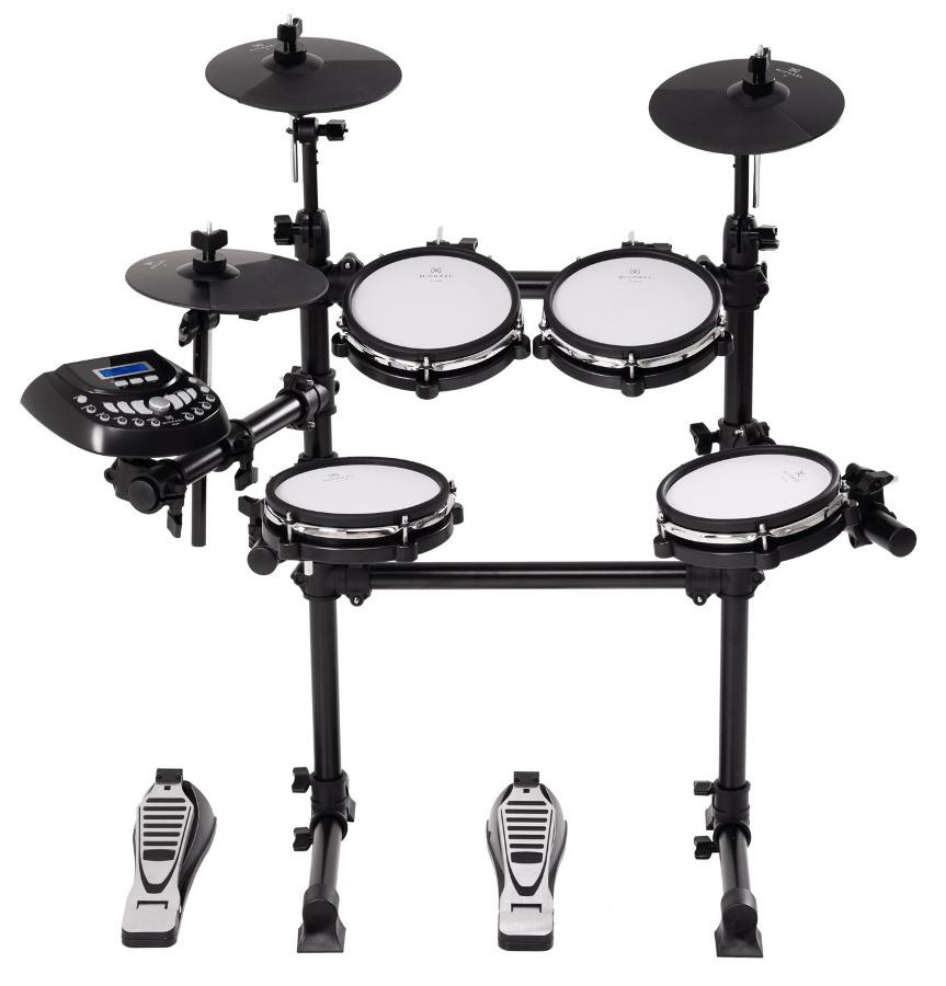 Bateria Eletrônica Michael Stage DMX320 Rack Easy Flex com pads Mesh, 448 sons e 40 músicas