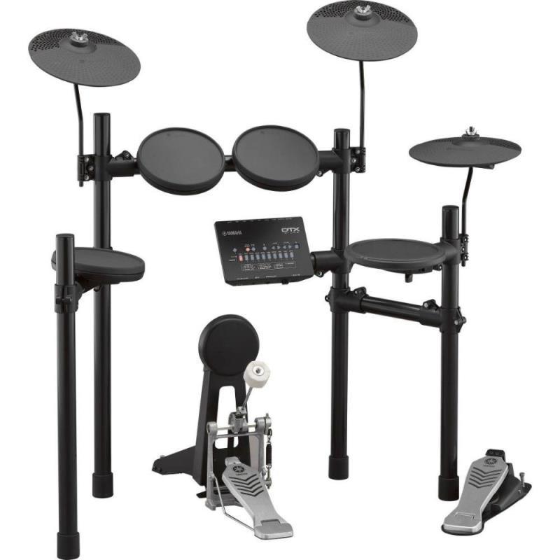 Bateria Eletrônica Yamaha DTX452K Series com Sonoridades de Yamaha Acústica e Pratos Função Choke
