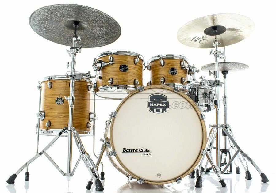 Bateria Mapex Armory Fusion Maple Birch AR504S Desert Dune 20",10",12",14" com Ferragens