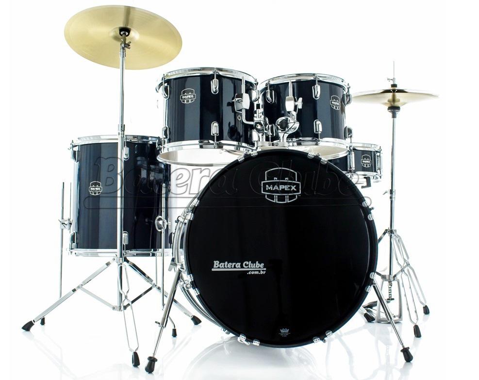 Bateria Mapex Prodigy Series Rock Royal Blue 22",12",13",16" Completa com Pratos e Ferragens
