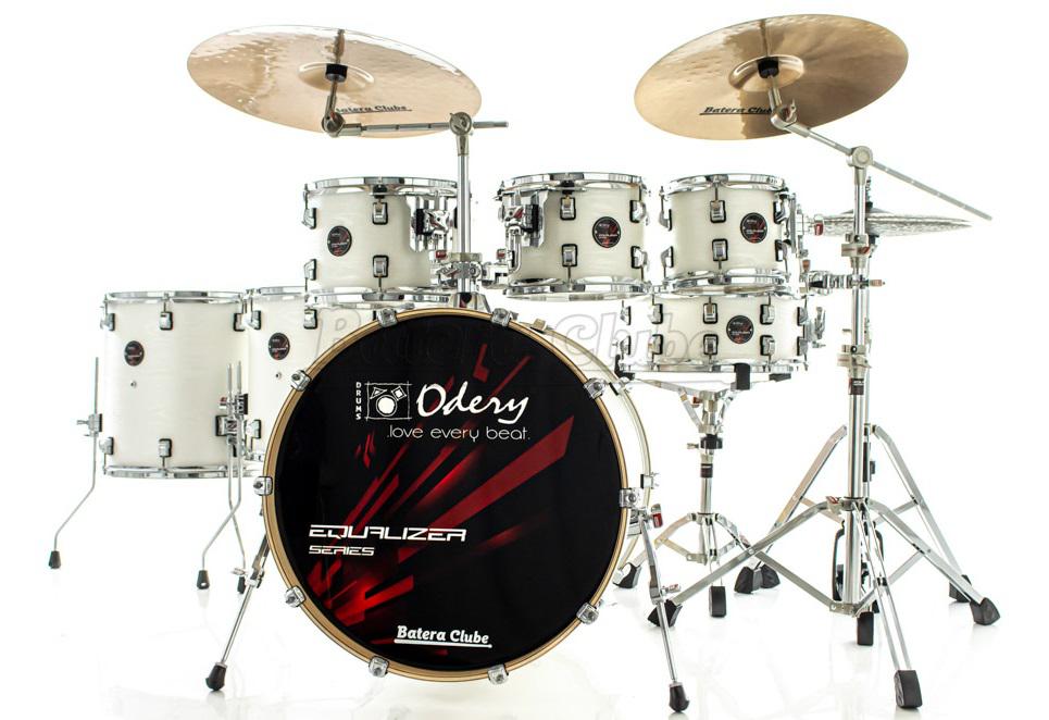 Bateria Odery Equalizer EQ.200 Lunar Waves 20",8",10",12",14",16" com Ferragens e Cascos com Maple