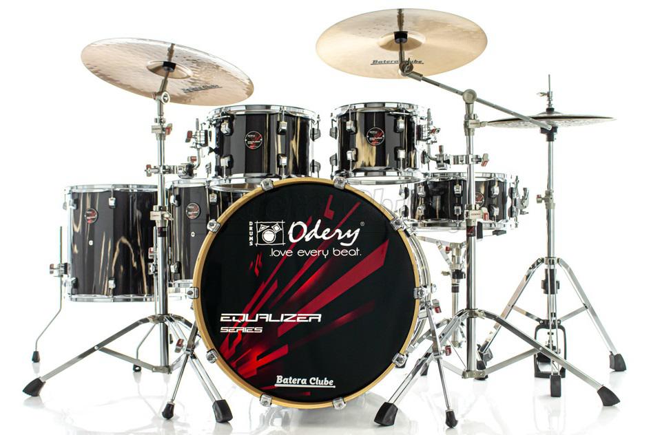 Bateria Odery Equalizer EQ.200 The Black Trees 20",10",12",14",16" com Ferragens e Cascos com Maple