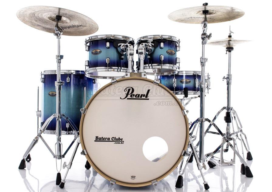 Bateria Pearl Decade Maple Faded Glory Lacquer 20",10",12",14" com Kit Ferragens 830