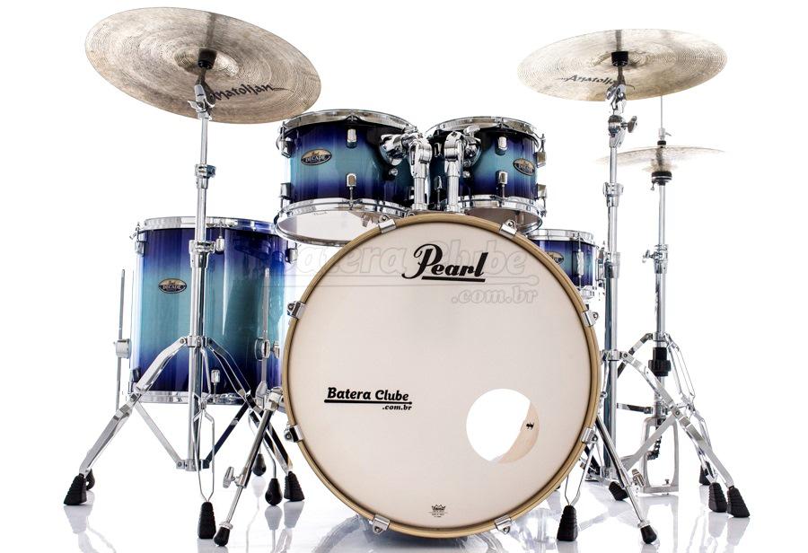Bateria Pearl Decade Maple Faded Glory Lacquer 22",10",12",16" com Kit Ferragens 830