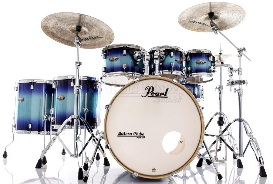 Bateria Pearl Decade Maple Faded Glory Lacquer 22",8",10",12",14",16" com Ferragens 830