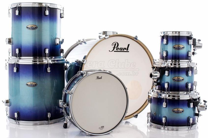 Bateria Pearl Decade Maple Faded Glory Lacquer 22",8",10",12",14",16" (Shell Pack)