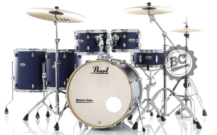 Bateria Pearl Decade Maple Ultramarine Velvet 20",10",12",14",16" com Kit de Ferragens 830