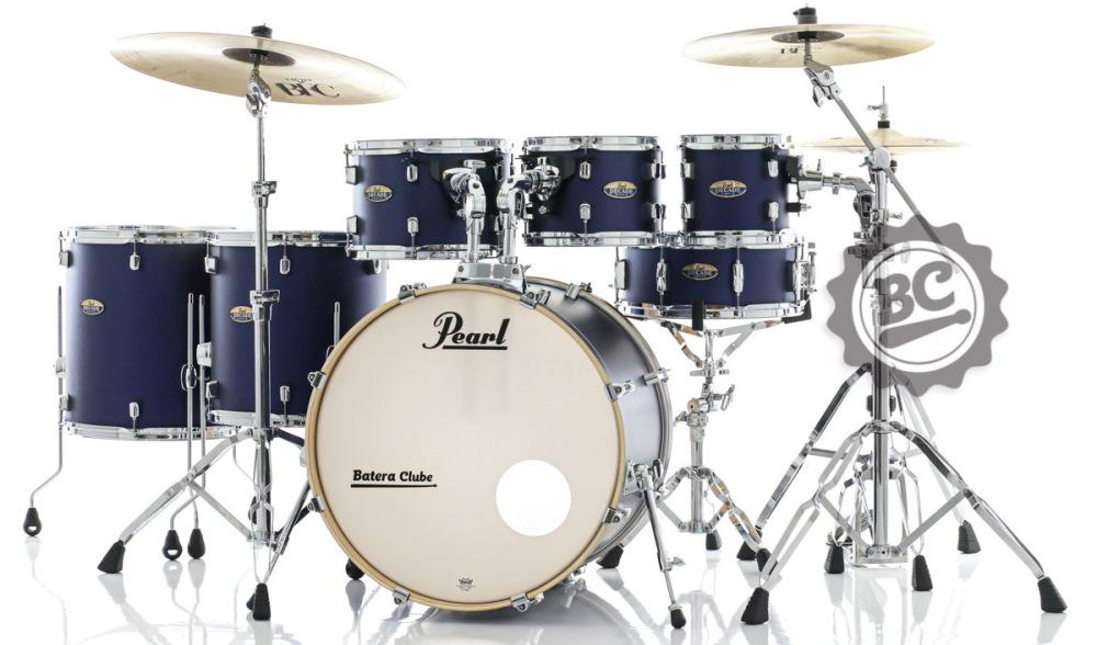 Bateria Pearl Decade Maple Ultramarine Velvet 20",8",10",12",14",16" com Kit de Ferragens 830
