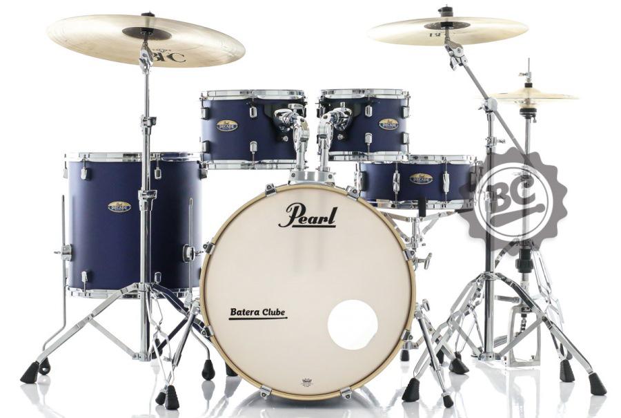 Bateria Pearl Decade Maple Ultramarine Velvet 20",10",12",14" com Kit de Ferragens 830