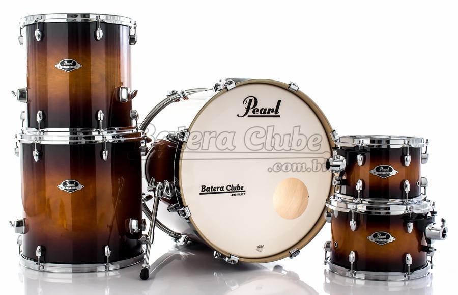 Bateria Pearl Export EXL Lacquer Gloss Tobbaco Burst 20",10",12",14",16" (Shell Pack)