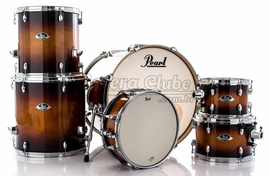 Bateria Pearl Export EXL Lacquer Gloss Tobbaco Burst 22",10",12",14",16" (Shell Pack)