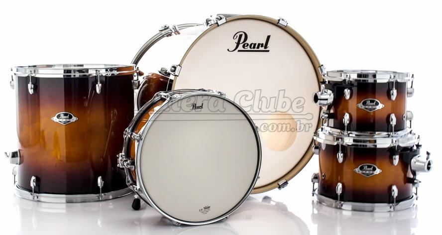 Bateria Pearl Export EXL Lacquer Gloss Tobbaco Burst 22",10",12",16" (Shell Pack)