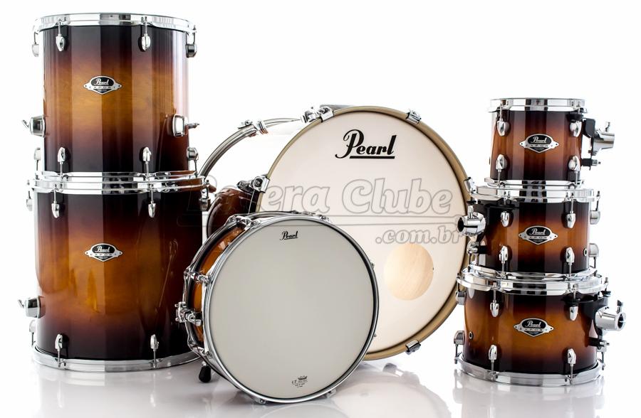 Bateria Pearl Export EXL Lacquer Gloss Tobbaco Burst 22",8",10",12",14",16" (Shell Pack)