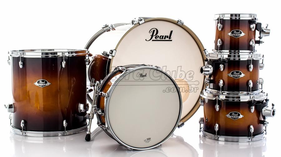 Bateria Pearl Export EXL Lacquer Gloss Tobbaco Burst 22",8",10",12",16" (Shell Pack)