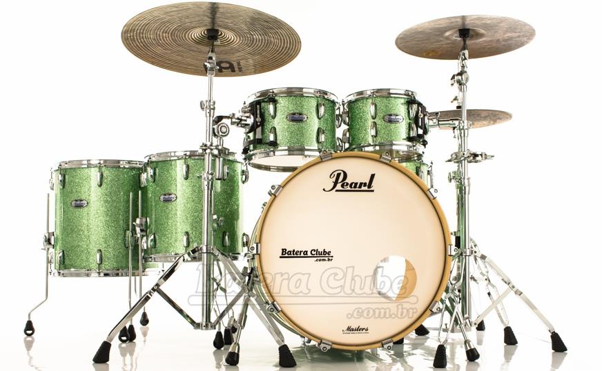 Bateria Pearl Masters MCT Maple Complete Absinthe Sparkle 22",10",12",14",16" Thin Shells
