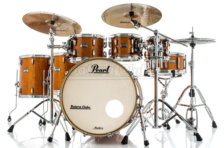 Bateria Pearl Masters MCT Maple Complete Autumn Fade Sparkle 22",8",10",12",14",16" (Shell Pack)