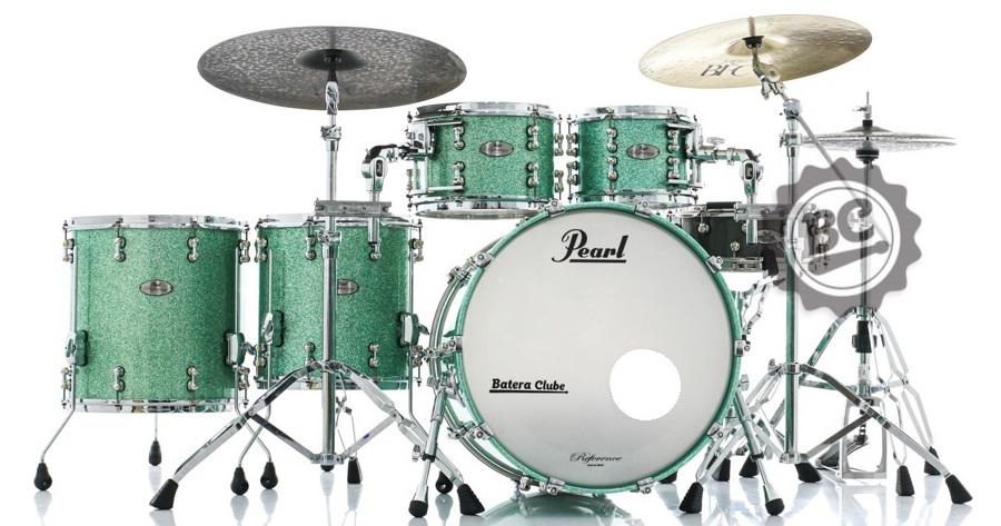 Bateria Pearl Reference Pure Glacier Blue Sparkle 22",10",12",14",16" (Shell Pack) Thin Shells
