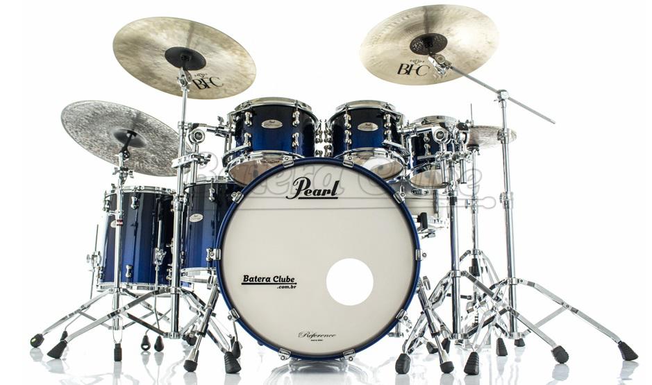 Bateria Pearl Reference Pure Ultra Blue Fade 22",8",10",12",14",16" (Shell Pack) Thin Shells
