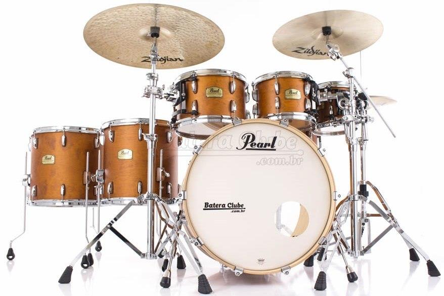 Bateria Pearl Session Studio Classic Matte Amber 22",8",10",12",14",16" (Shell Pack) Birch + Kapur