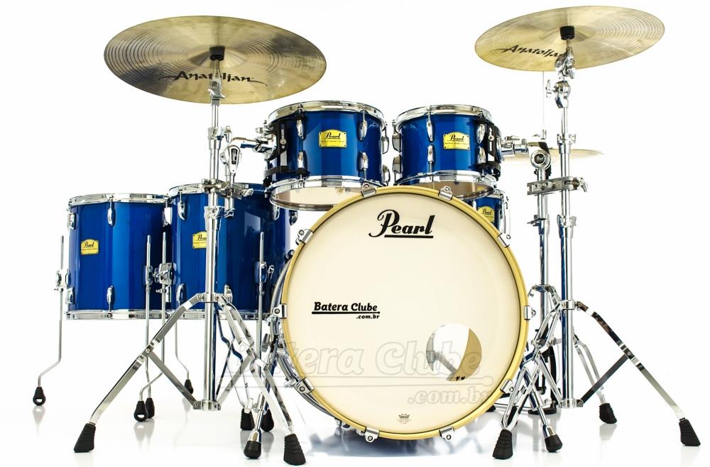 Bateria Pearl Session Studio Classic Sheer Blue 22",10",12",14",16" (Shell Pack) Birch + Kapur