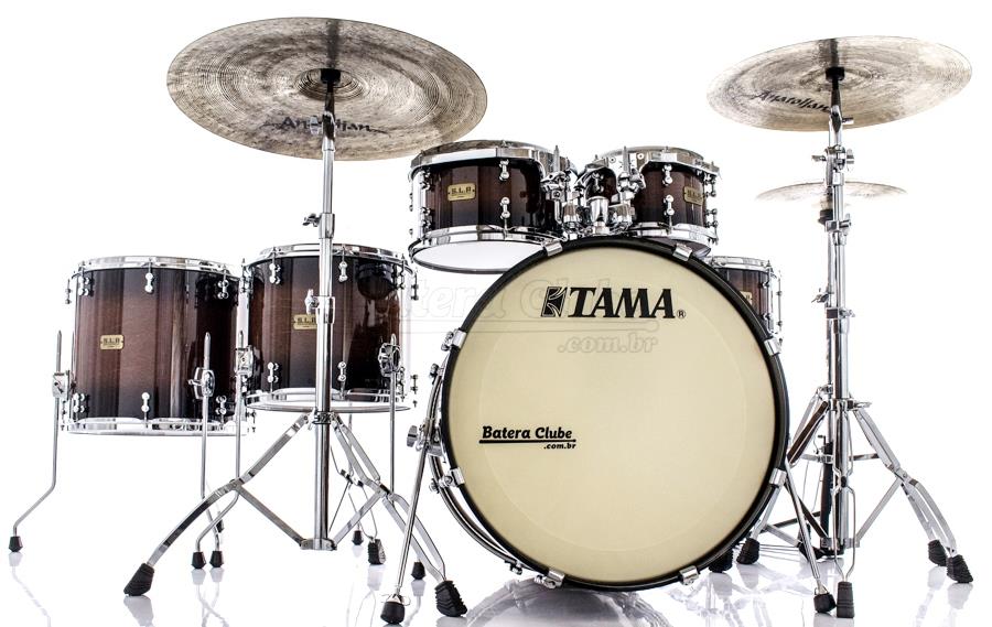 Bateria Tama S.L.P. Sound Lab Project Dynamic Kapur 22",10",12",14",16" (Shell Pack) Aros Sound Arc