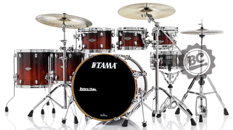 Bateria Tama Starclassic Performer Dark Cherry Fade 22",8",10",12",14",16" (Shell Pack) Maple Birch