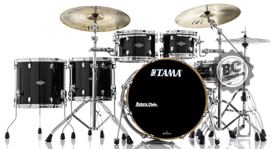 Bateria Tama Starclassic Performer Piano Black 22",10",12",14",16" (Shell Pack) Maple Birch