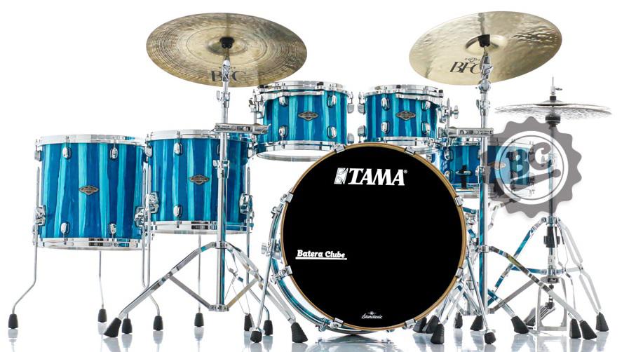 Bateria Tama Starclassic Performer Sky Blue Aurora 22",10",12",14",16" (Shell Pack) Maple e Birch