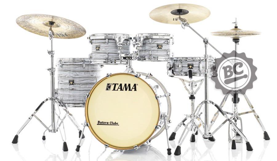 Bateria Tama Superstar Classic Maple Ice Ash Wrap 20",10",12",14" e Caixa 14x5" (Shell Pack)