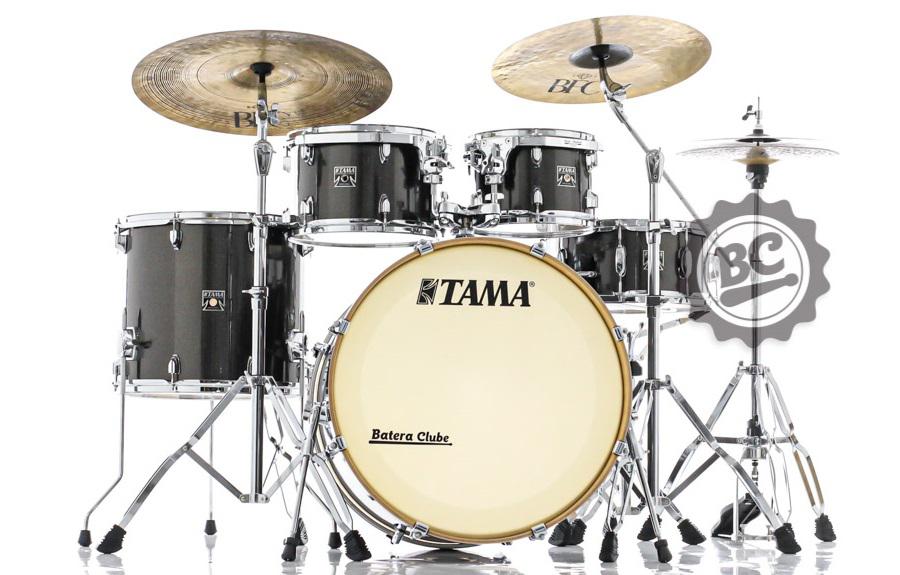 Bateria Tama Superstar Classic Maple Midnight Sparkle 22",10",12",16" e Caixa 14x6,5" (Shell Pack)