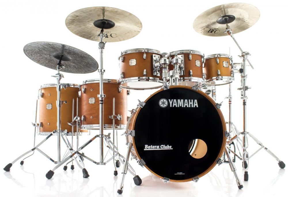 Bateria Yamaha Maple Custom Absolute Antique Natural 20",8",10",12",14",16" Made in Japan