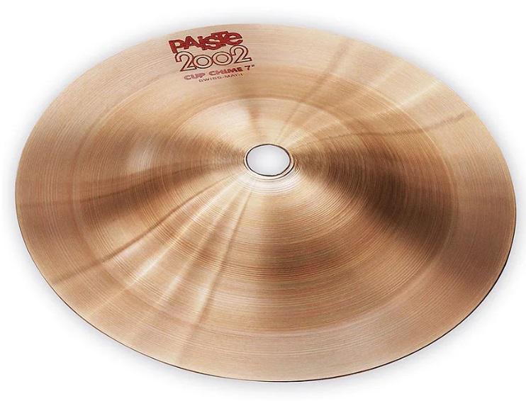 Bell Chime Paiste Serie 2002 Cup Chime 7" Cymbal Bell tipo Sino Splash