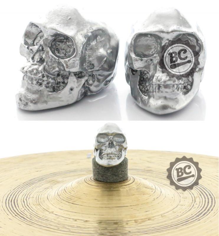 Borboleta Gorilla Caveira Prateada BPCP para Estantes de Prato 8mm Kit com 2 Unidades
