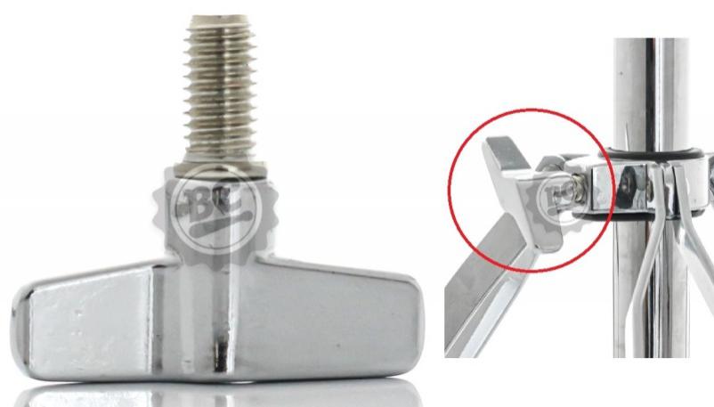 Borboleta Liverpool tipo Macho com Rosca 8mm Kit com 2 Unidades para Estantes (11006)