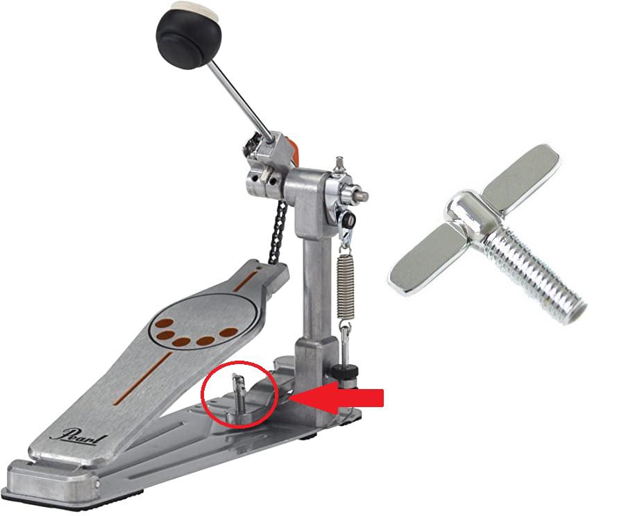 Borboleta Pearl ME-69 para Fixar Pedal no Aro Bumbo compatível com pedais de outras marcas