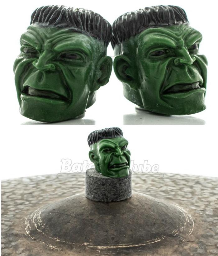 Borboleta Tribal Percussion O Incrível Hulk para Estantes de Prato 8mm Kit com 2 Unidades