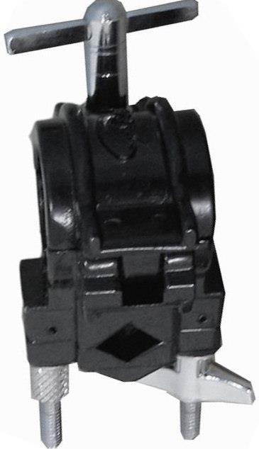Clamp de Rack Adah RCR-0525 para Racks Tubulares 1.5" Compatível com Diversas Marcas