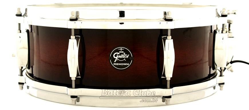 Caixa Gretsch RN1 Renown Maple Series Cherry Burst 14x5" com Aros Die-Cast