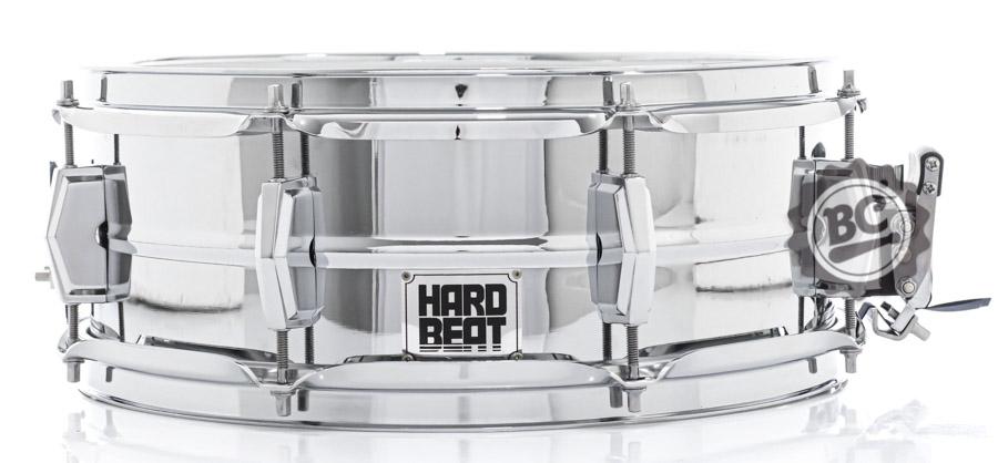 Caixa Hard Beat Classic 14x5" HBSS1450 em Steel Shell com Aros PowerHoop 2.3mm