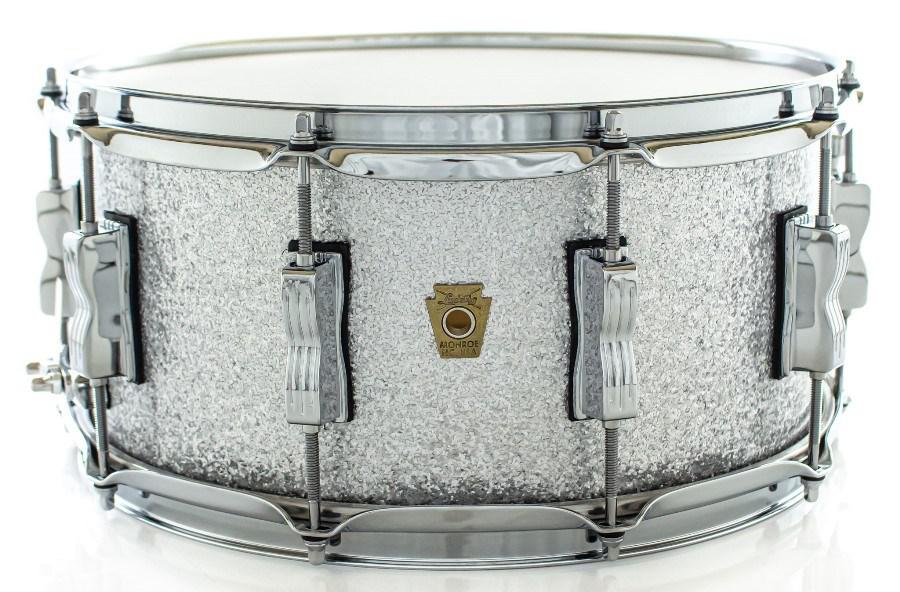 Caixa Ludwig Classic Maple Silver Sparkle 14x6,5" com Automático Millennium P88AC Made in USA