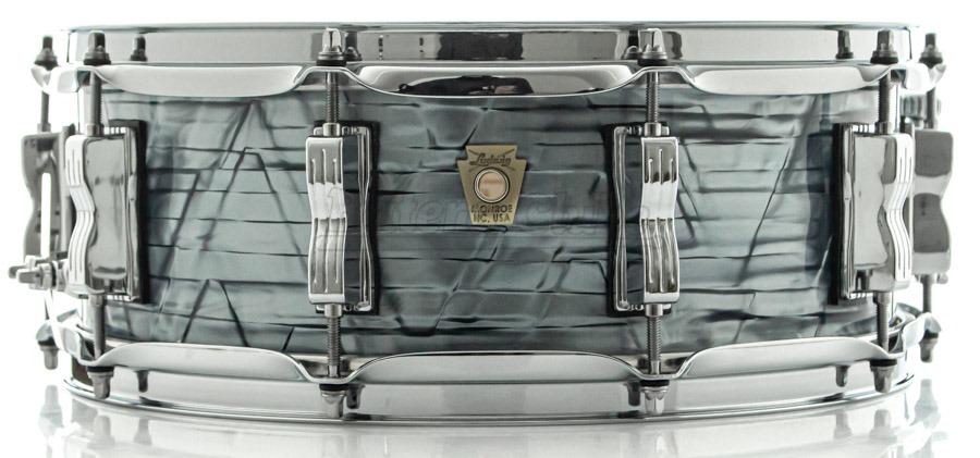 Caixa Ludwig Classic Maple Sky Blue Pearl 14x5" com Automático Millennium P88AC Made in USA