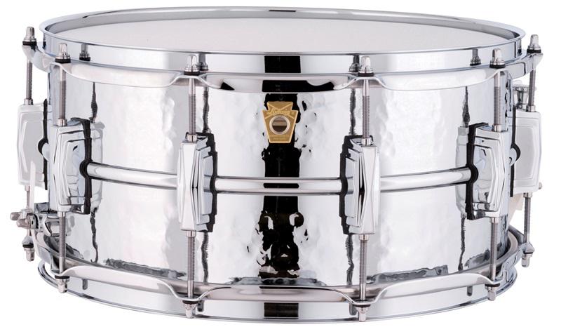 Caixa Ludwig Supraphonic LM402K Hammered John Bonham 14x6,5" Made in USA Casco Martelado